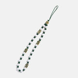 Michigan State University Beaded Phone Charm - Michigan State University
