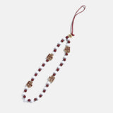 Texas A&M University Beaded Phone Charm - Texas A&M University