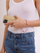 University of Alabama Beaded Phone Charm - University of Alabama