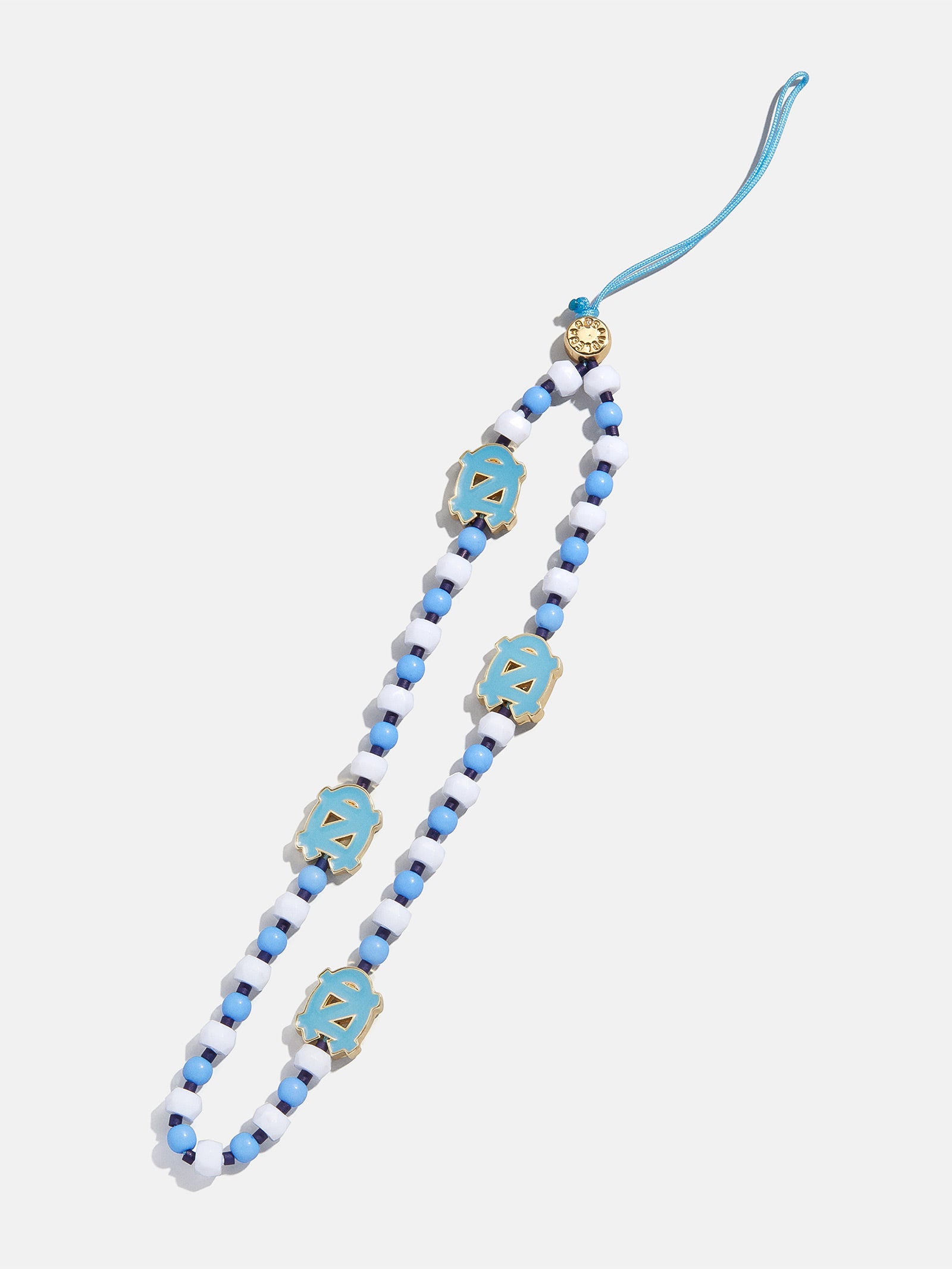 University of North Carolina Beaded Phone Charm - University of North Carolina