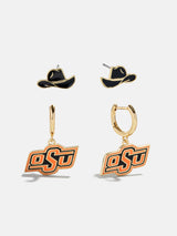 BaubleBar Oklahoma State University Earring Set - Oklahoma State University - 
    Set of two Oklahoma State University earrings
  
