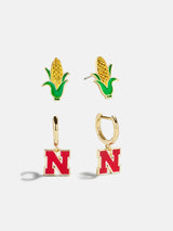 BaubleBar University of Nebraska Earring Set - University of Nebraska - 
    Set of two University of Nebraska earrings
  
