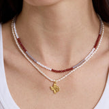 Texas A&M University Beaded Logo Necklace Set - Texas A&M University