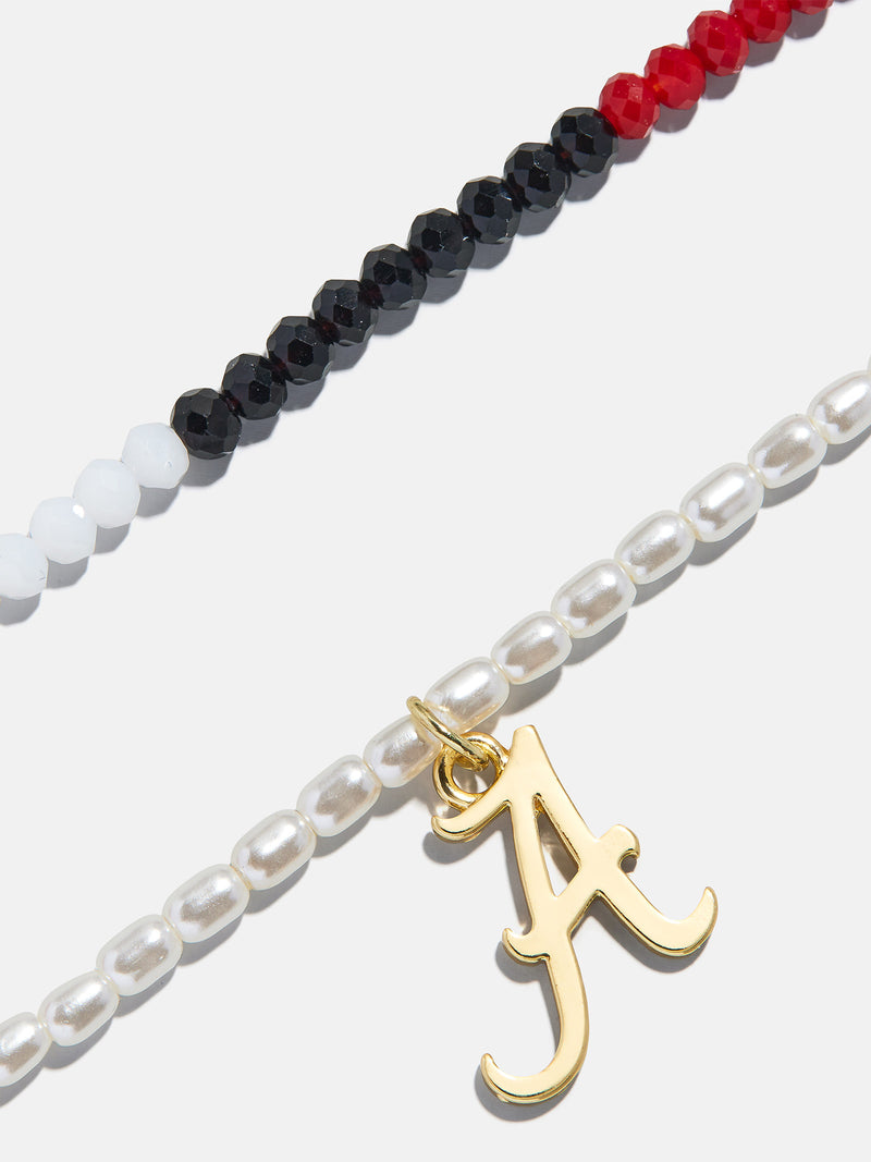 BaubleBar University of Alabama Beaded Logo Necklace Set - University of Alabama - 
    Set of University of Alabama necklaces
  
