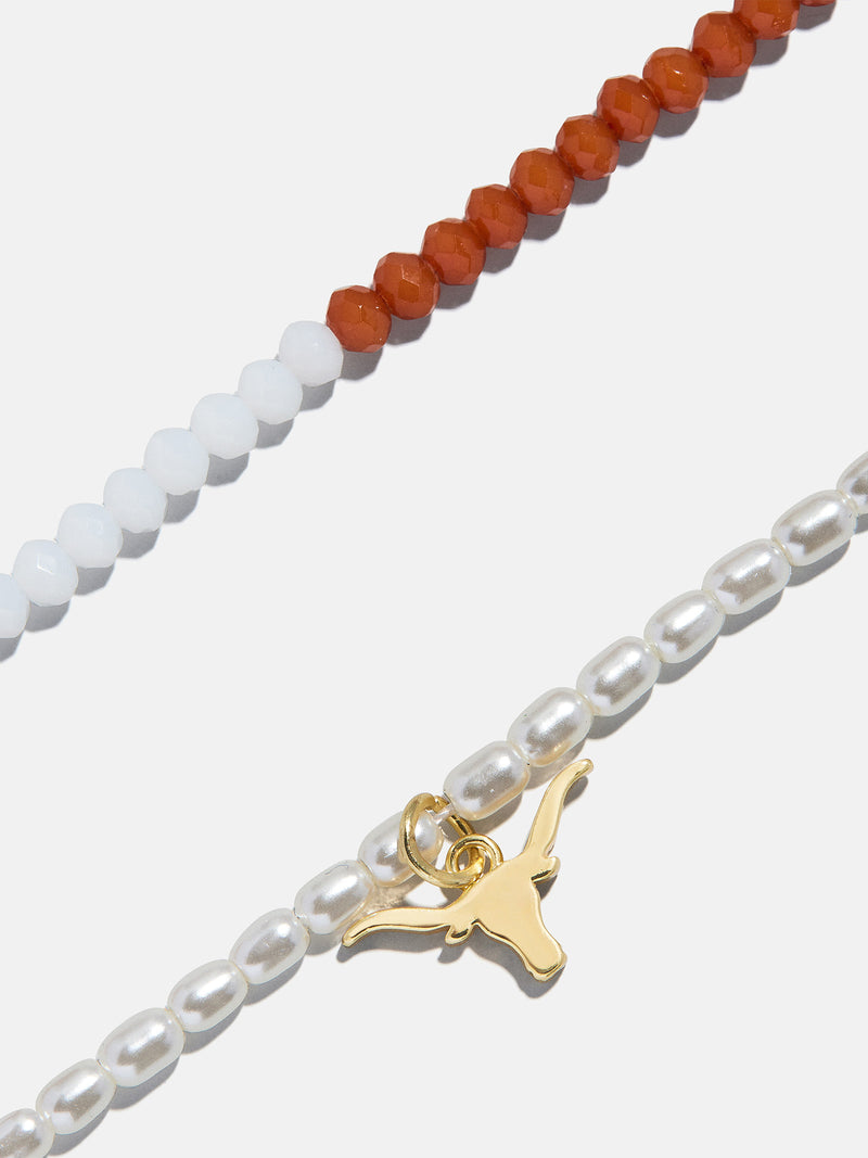 BaubleBar University of Texas at Austin Beaded Logo Necklace Set - University of Texas at Austin - 
    Set of University of Texas at Austin necklaces
  
