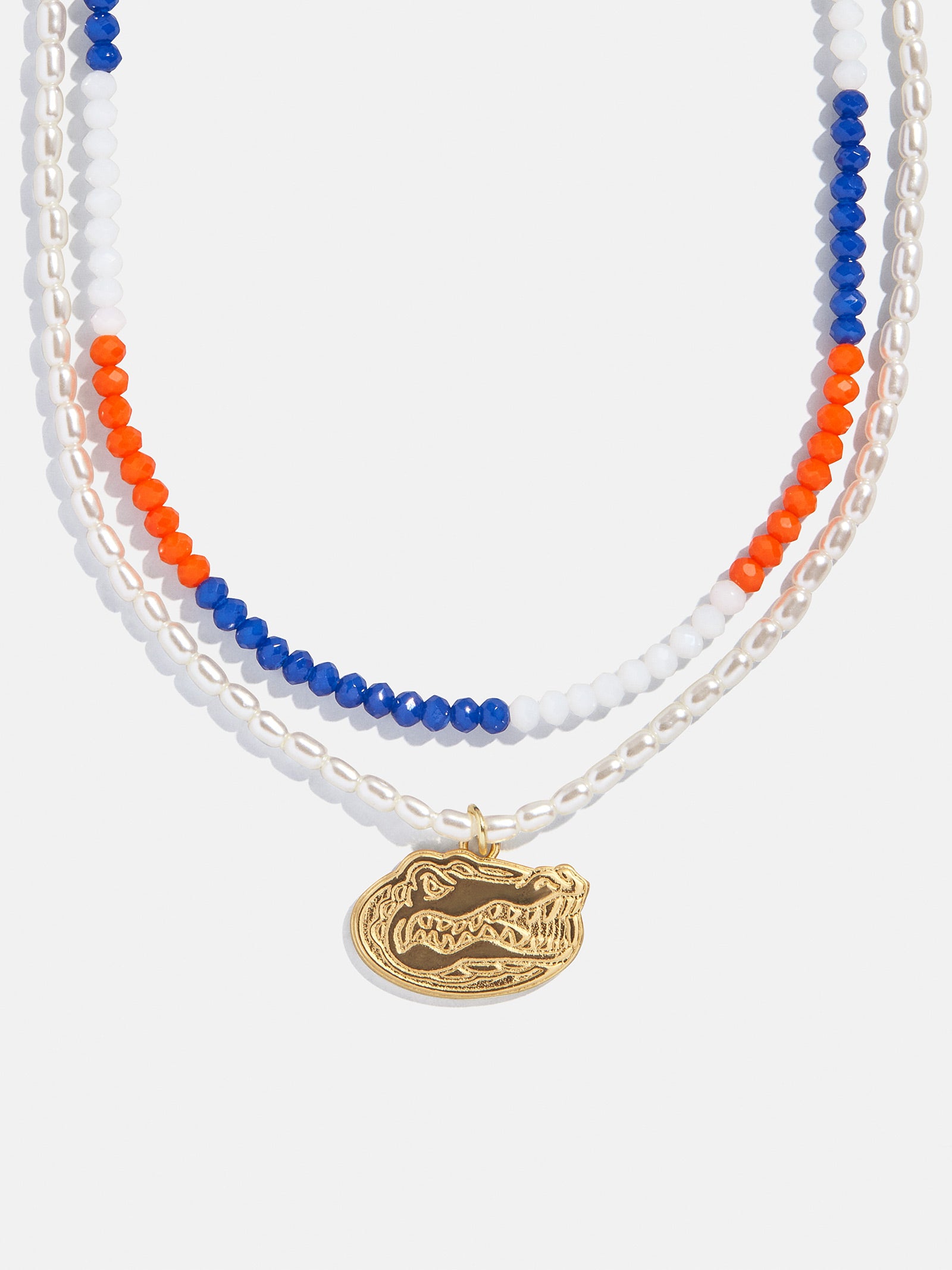 University of Florida Beaded Logo Necklace Set - University of Florida