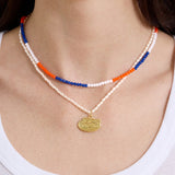 University of Florida Beaded Logo Necklace Set - University of Florida