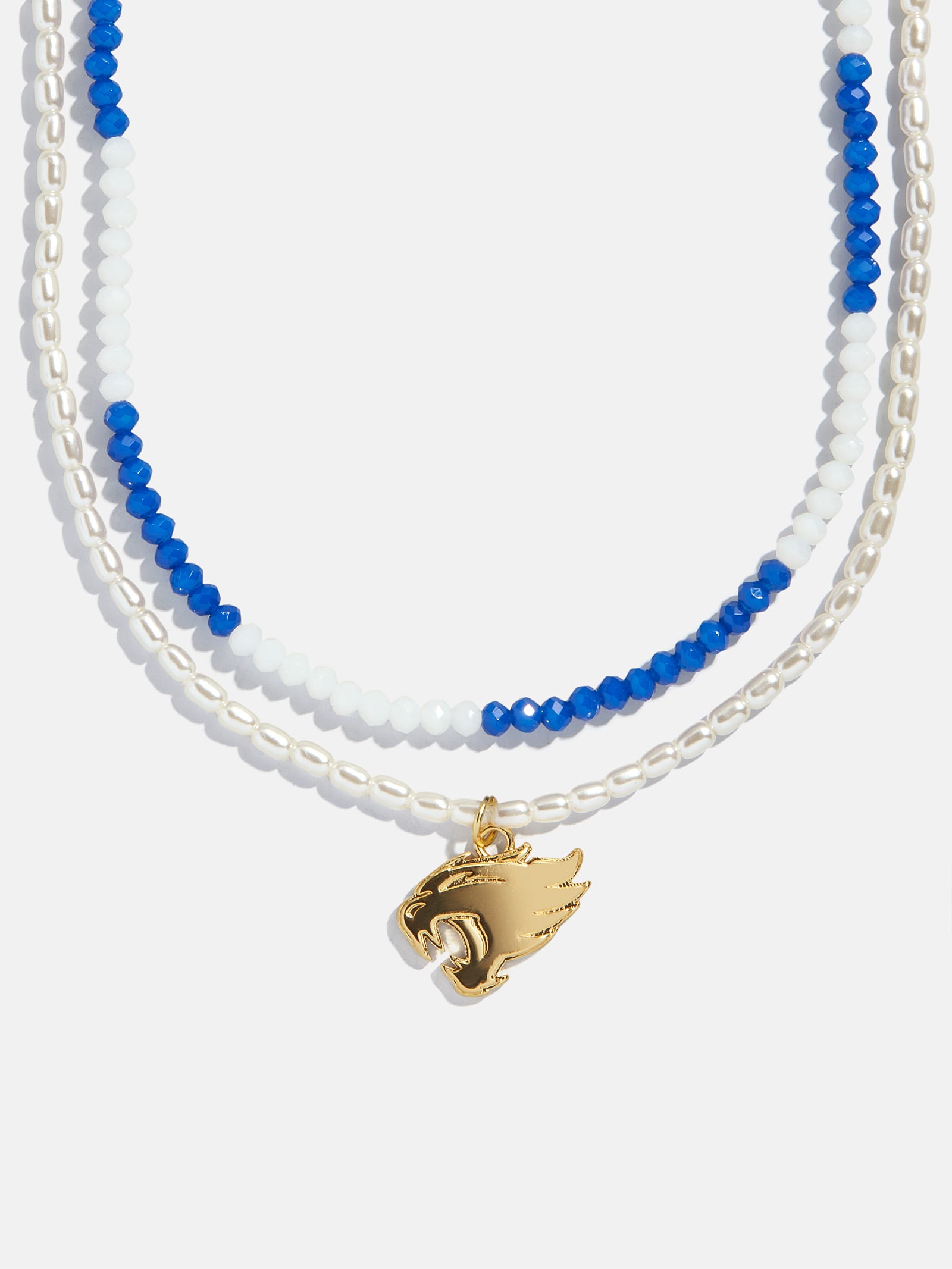 University of Kentucky Beaded Logo Necklace Set - University of Kentucky