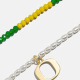 University of Oregon Logo Beaded Necklace Set - University of Oregon