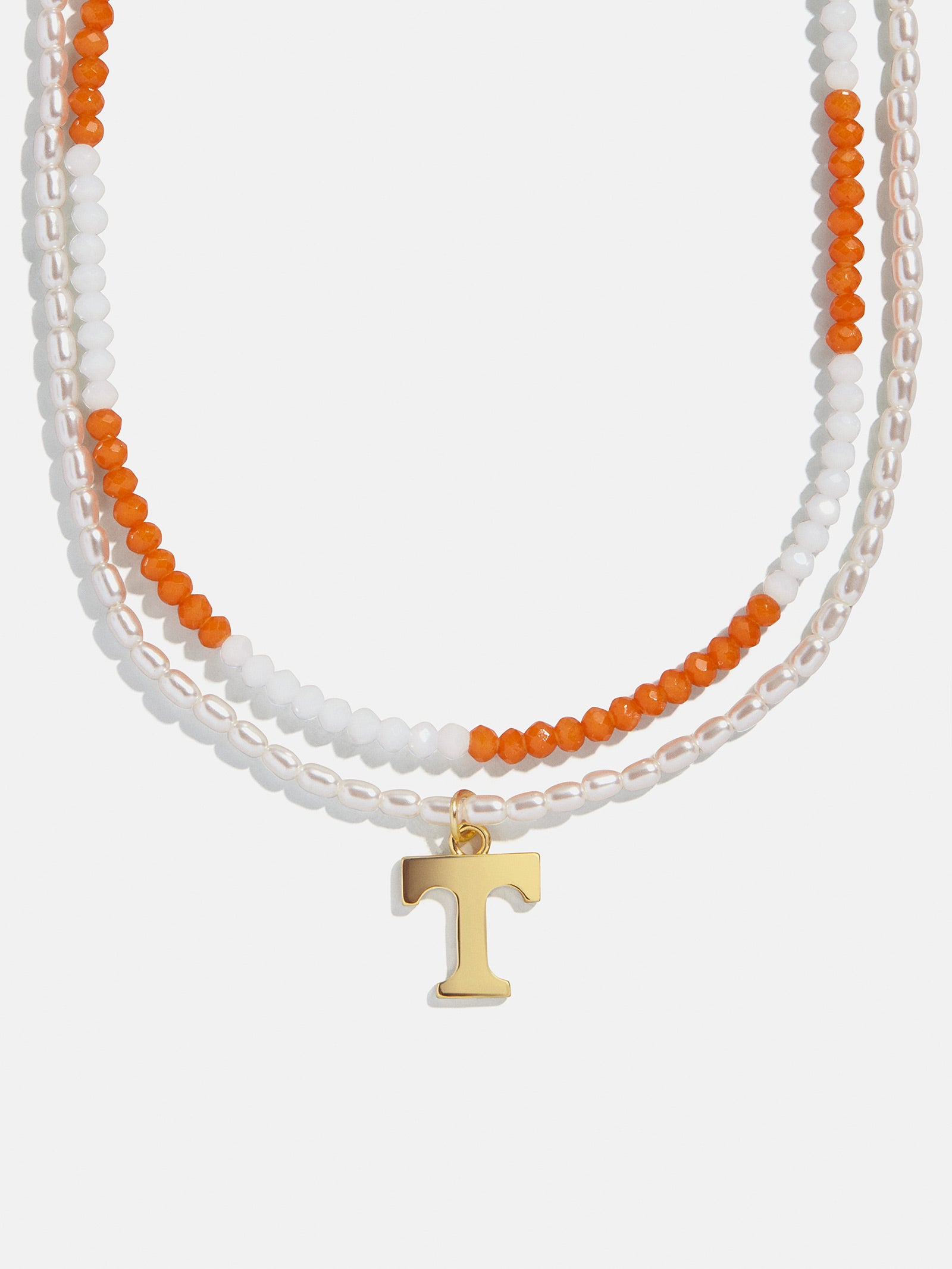 University of Tennessee Beaded Logo Necklace Set - University of Tennessee