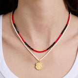 University of Georgia Beaded Logo Necklace Set - University of Georgia