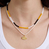 University of Missouri Beaded Logo Necklace Set - University of Missouri