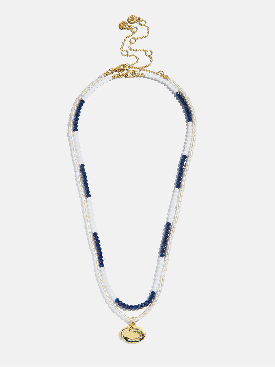 Penn State University Beaded Logo Necklace Set - Penn State University
