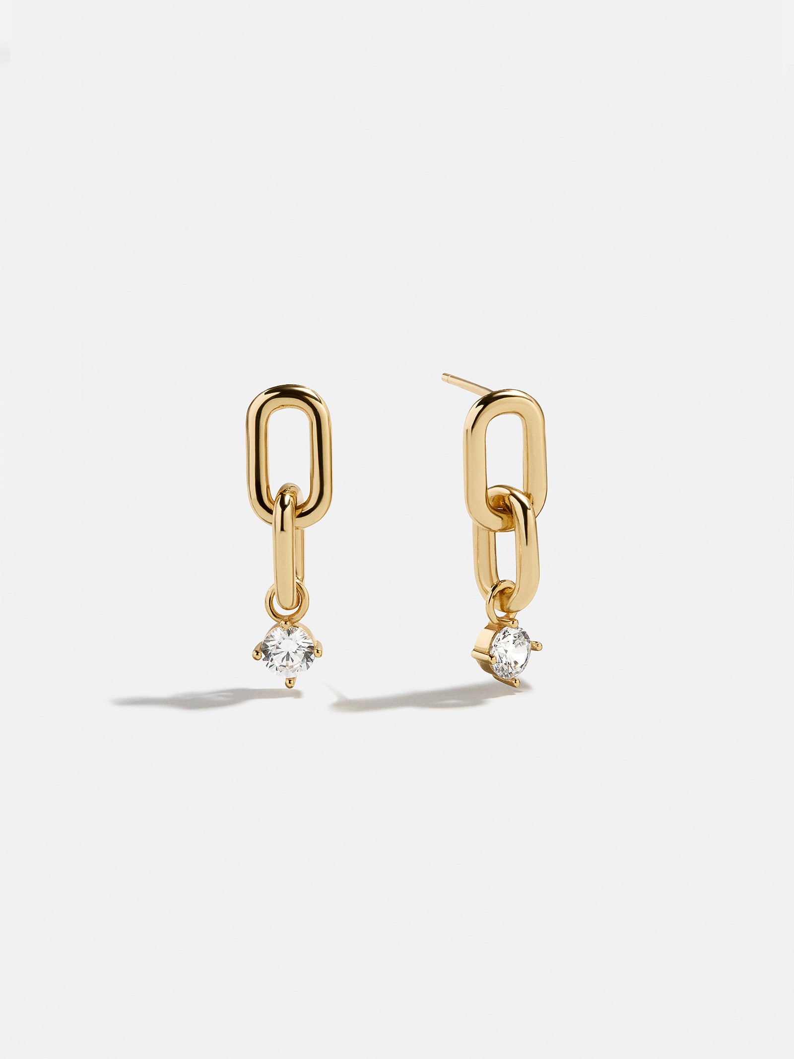 Heather 18K Gold Earrings - Gold/Pavé