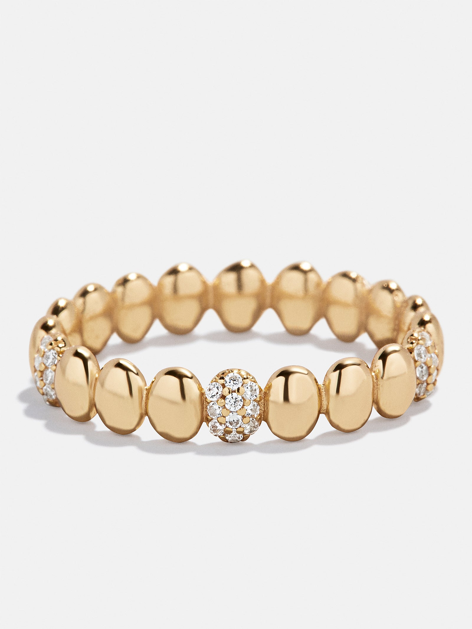 Alyssa 18K Gold Ring - Gold/Pavé