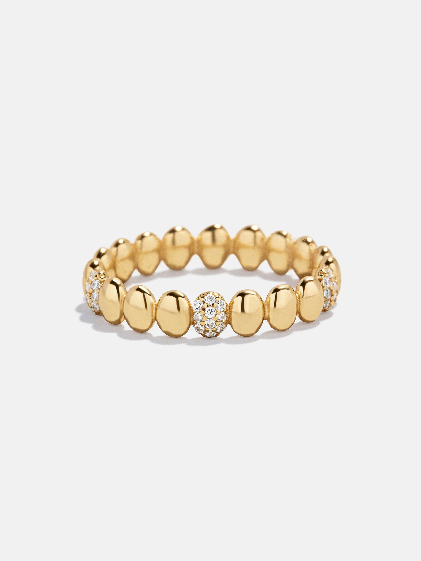 Alyssa 18K Gold Ring - Gold/Pavé