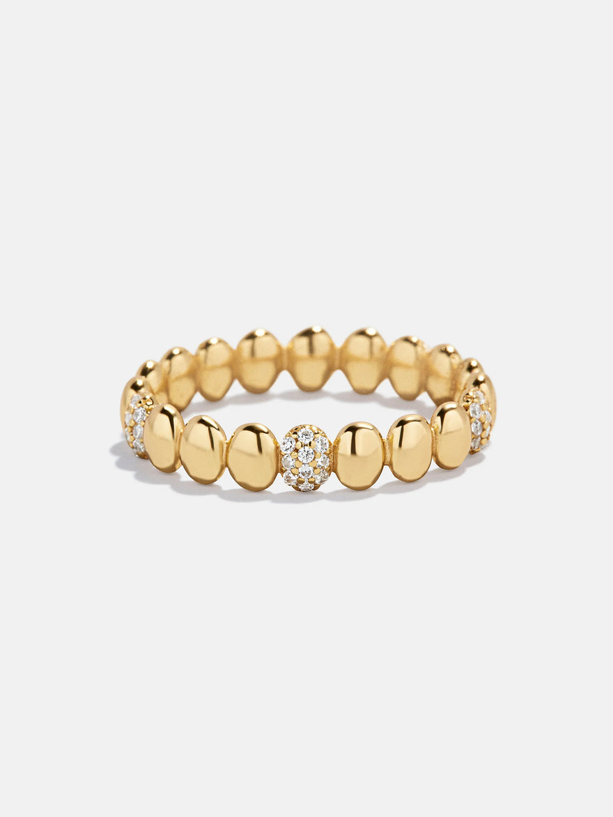 Alyssa 18K Gold Ring - Gold/Pavé