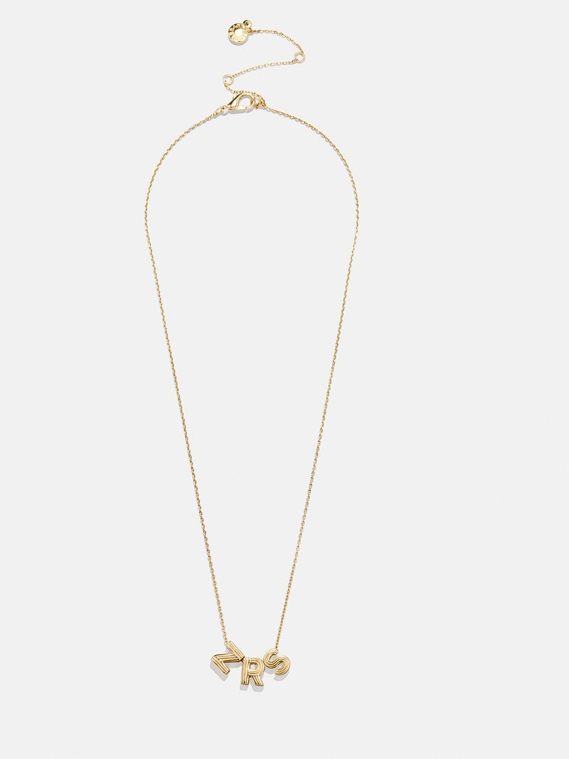 BaubleBar Retro Letter Custom Necklace - Retro Bubble Letter - 
    Limited Time: 20% Off Summer Faves
  
