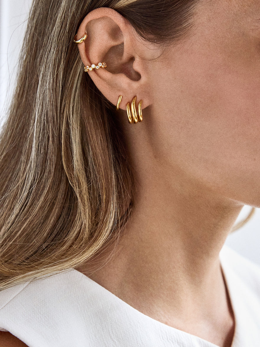 Giselle 18K Gold Earrings - Gold