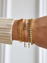 BaubleBar Rachelle 18K Gold Cuff Bracelet - Gold - 
    Gold layered bracelet 
  
