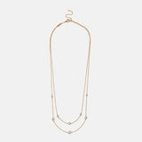 Cierra 18K Gold Layered Necklace - Gold/Pavé