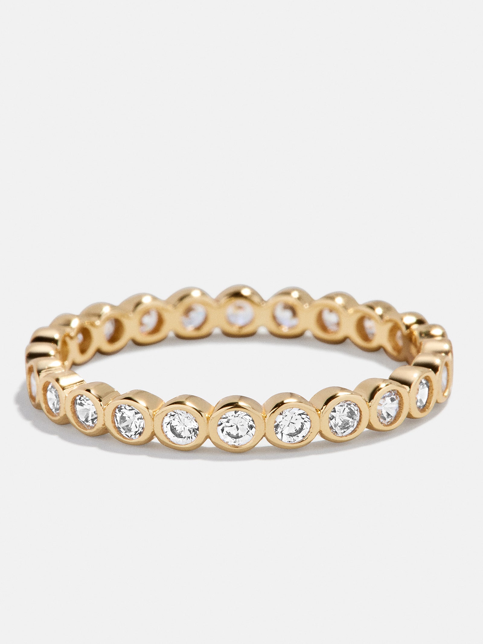 Amalie 18K Gold Ring - Gold/Pavé