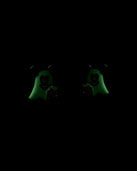 Disney Mickey Mouse Glow-In-The-Dark Ghost Earrings - Ghost