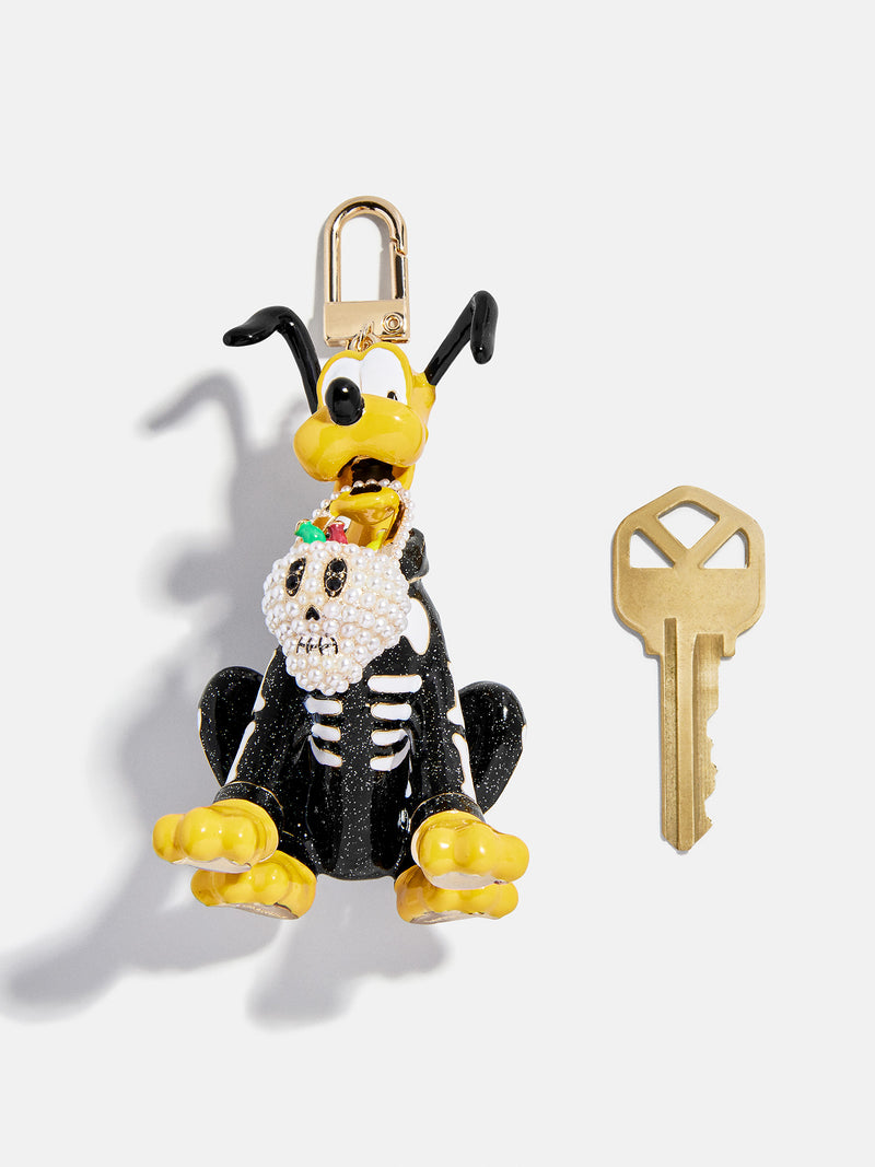 BaubleBar Disney Pluto Skeleton Halloween Bag Charm - Pluto Skeleton - 
    Embellished Disney keychain
  
