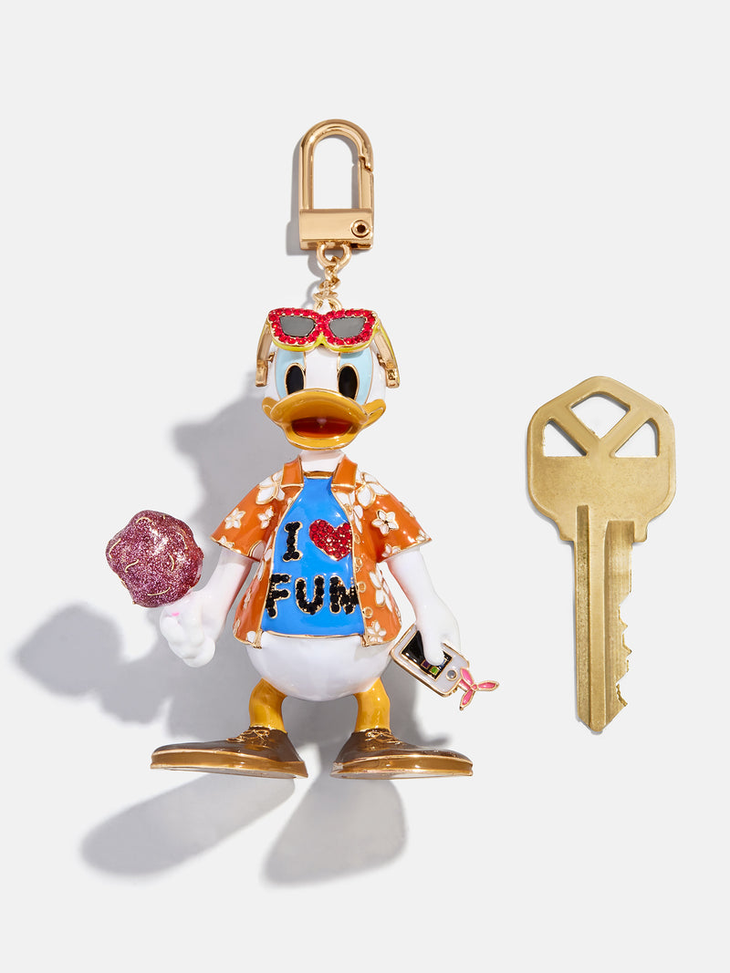 BaubleBar Disney Donald Duck Summer Activity Bag Charm - Donald Duck - 
    Oversized Disney keychain
  
