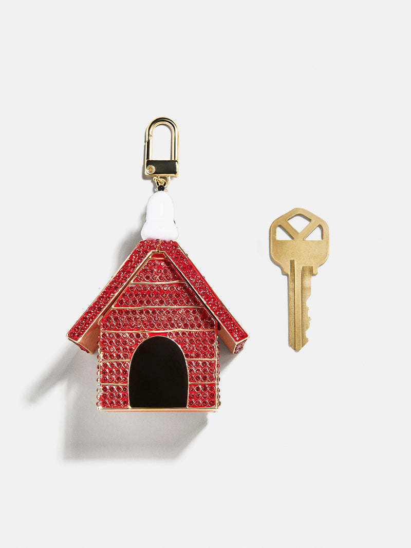 BaubleBar Peanuts Snoopy Doghouse Bag Charm - Snoopy & Woodstock - 
    Embellished key chain 
  
