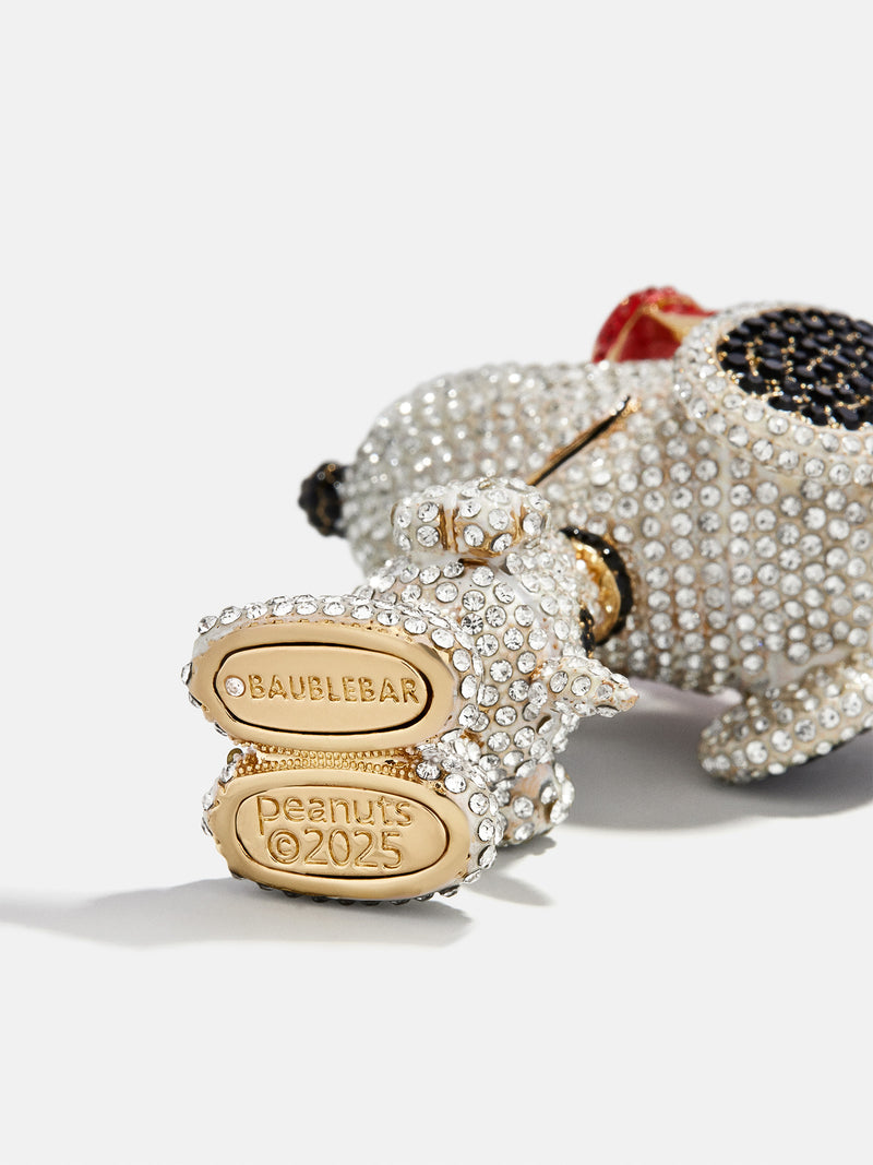 BaubleBar Peanuts Snoopy 3D Bag Charm - Snoopy - 
    Embellished key chain
  
