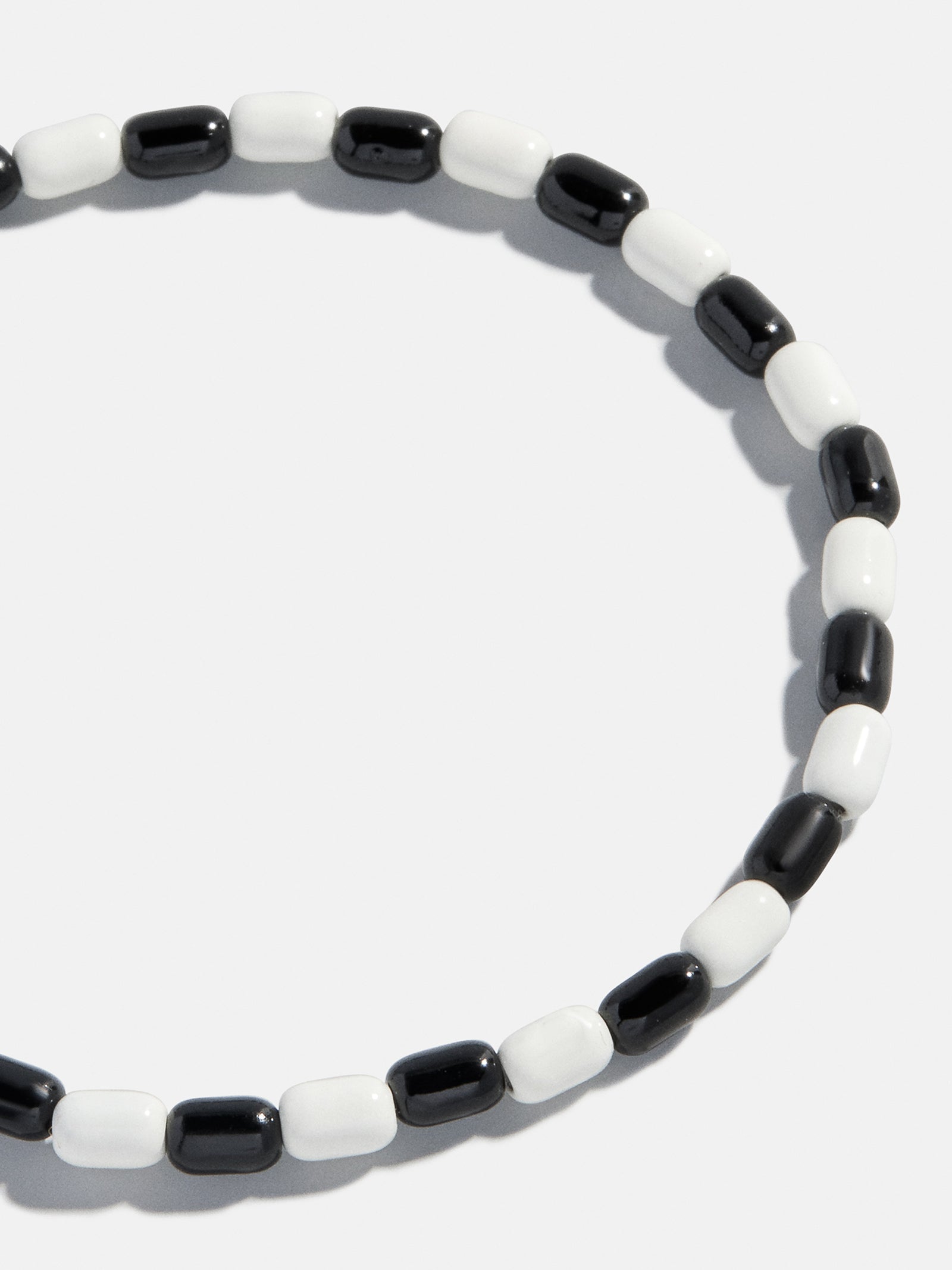 Brighten Up Enamel Beaded Bracelet - Licorice Twist