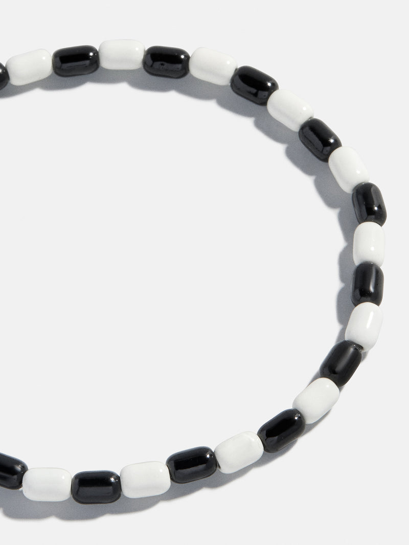 Brighten Up Enamel Beaded Bracelet - Licorice Twist