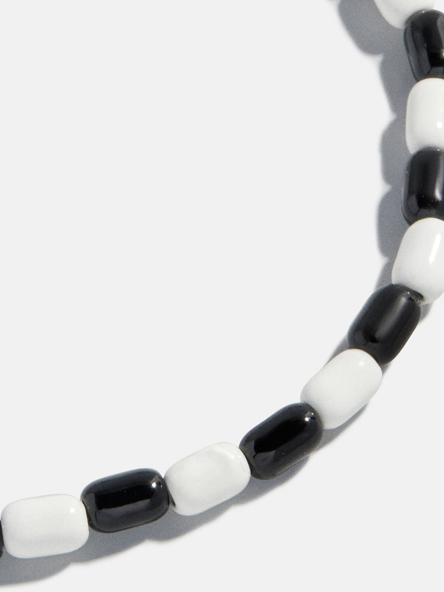 Brighten Up Enamel Beaded Bracelet - Licorice Twist