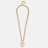Millie Mini Bubble Heart Necklace - Gold