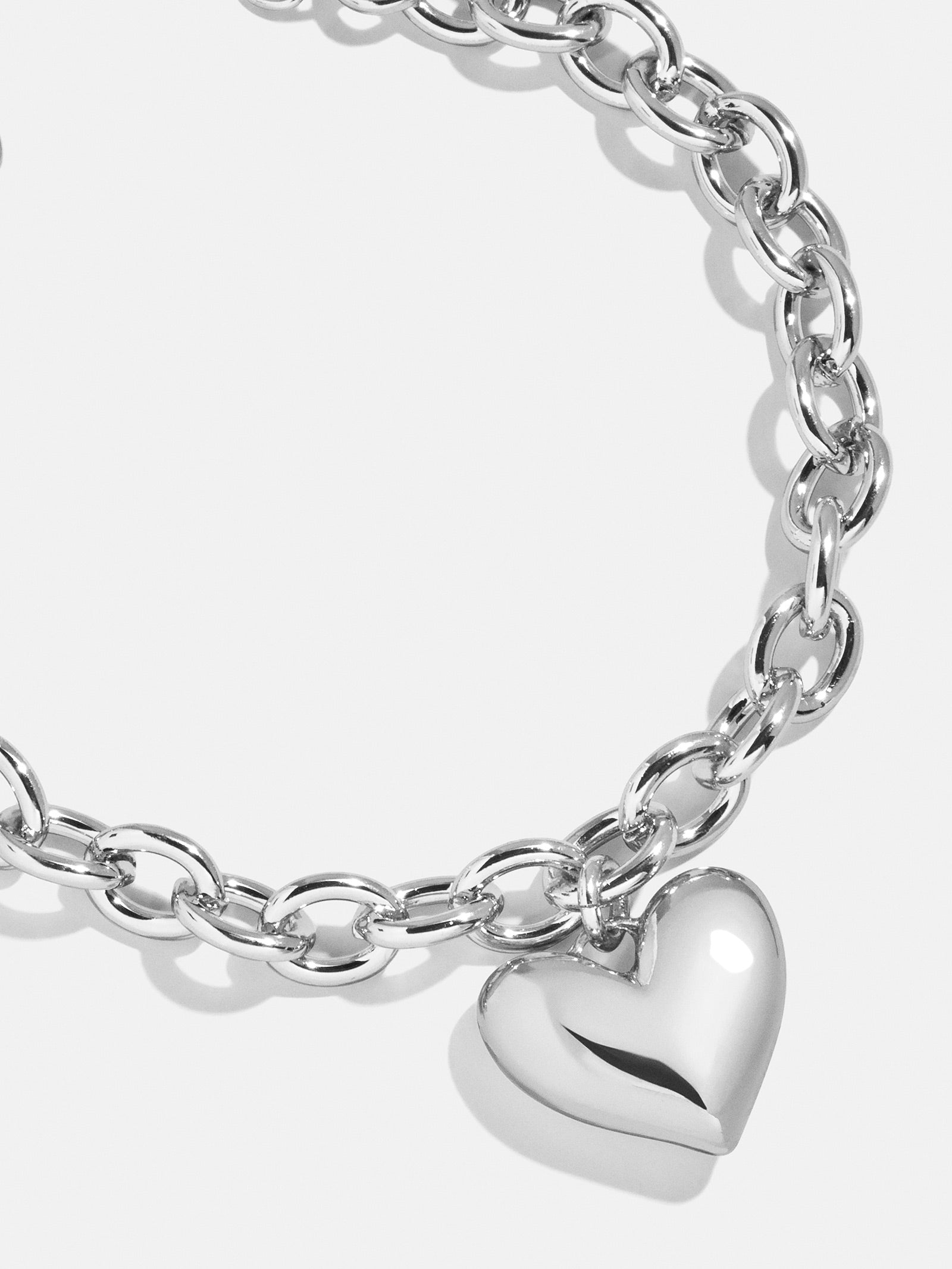 Millie Bubble Heart Bracelet - Silver
