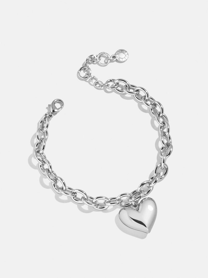 BaubleBar Millie Bubble Heart Bracelet - Silver - 
    Enjoy 25% Off. It's the Big Biannual Event: This Week Only
  
