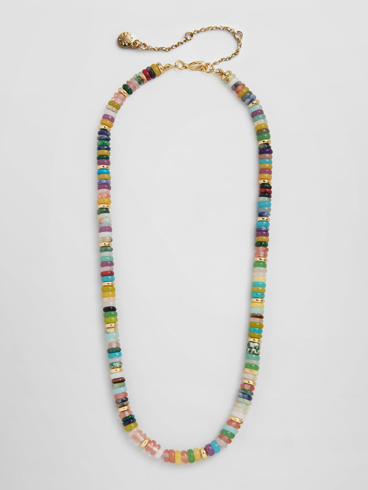 Amaris Semi-Precious Necklace - Multi – Colorful beaded necklace