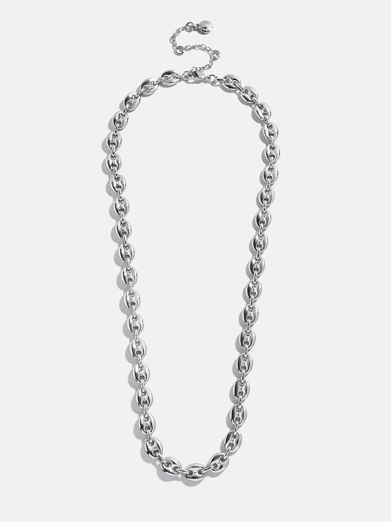 BaubleBar Thalia Silver Necklace - Small - 
    Silver chunky necklace
  
