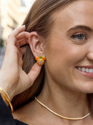 Disney Mickey Mouse Haunted Pumpkin Earrings - Pumpkin