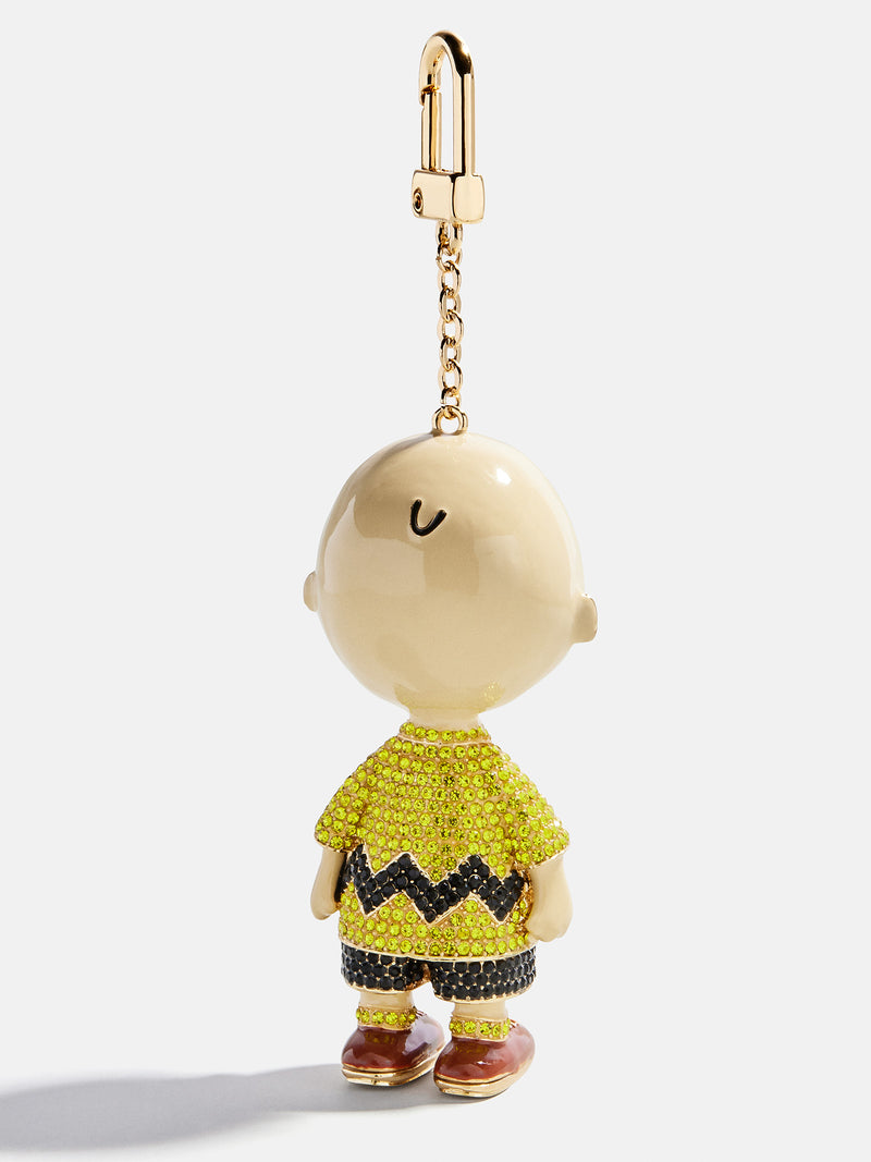 BaubleBar Peanuts Charlie Brown 3D Bag Charm - Charlie Brown - 
    Embellished key chain
  
