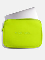 BaubleBar Lime Green - 
    Personalized laptop case
  

