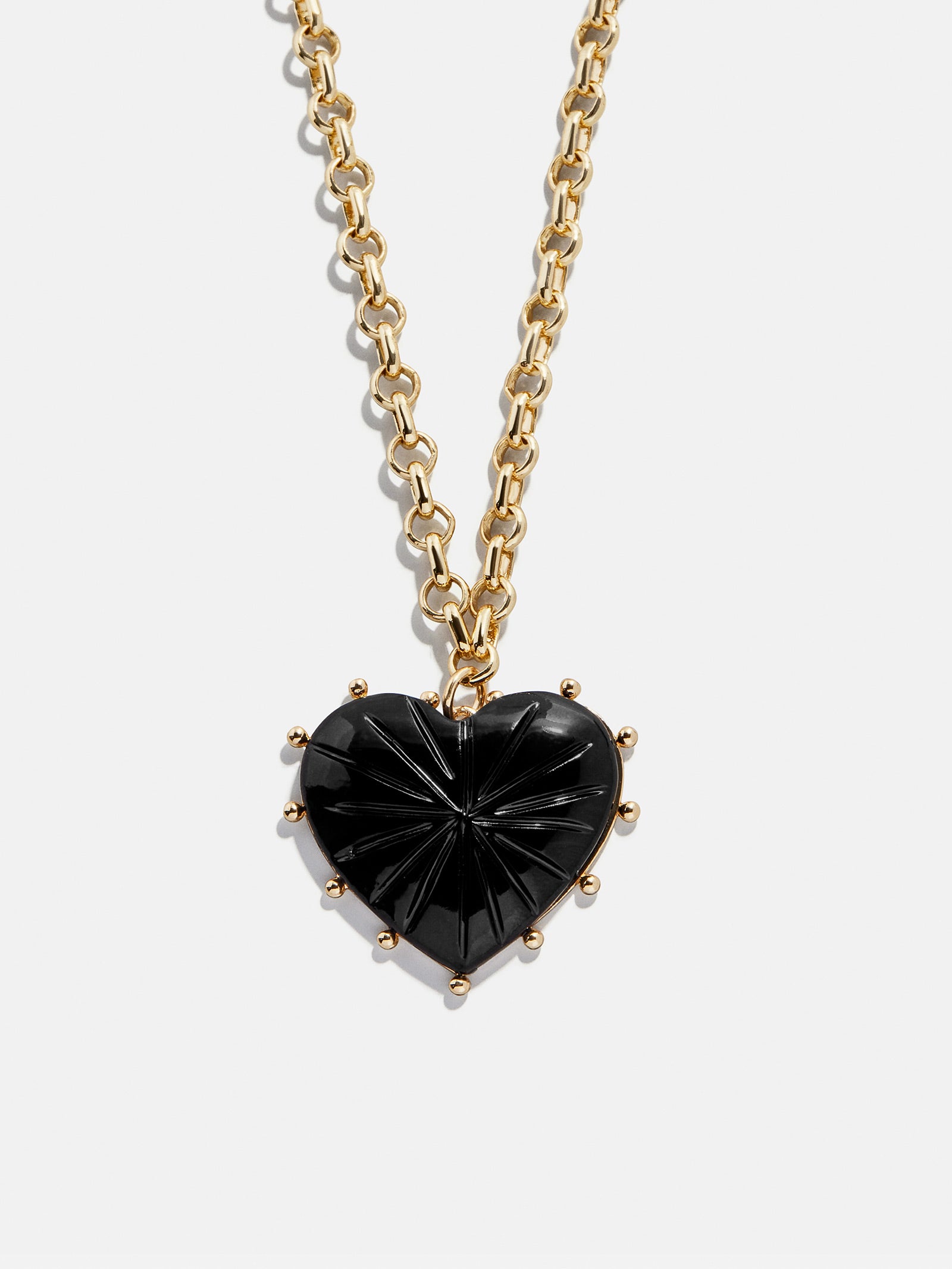 Juno Black Resin Pendant - Black