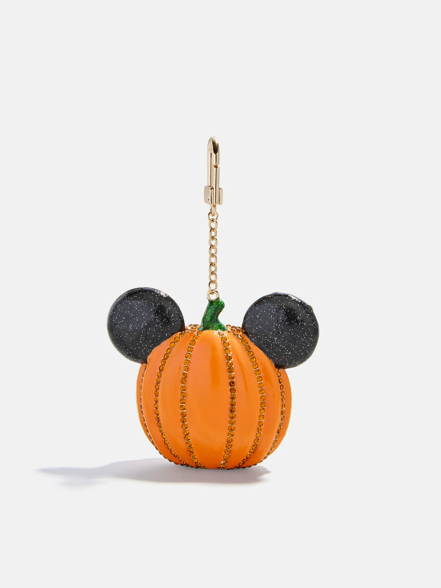 Disney Mickey Mouse Pumpkin Bag Charm - Black/Orange