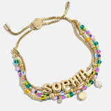 Rowan Semi-Precious Custom Layered Bracelet - St. Tropez