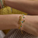 Rowan Semi-Precious Custom Layered Bracelet - St. Tropez