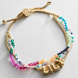 Rowan Semi-Precious Custom Layered Bracelet - Santorini