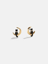 BaubleBar Over The Moon Earrings - Black Cat - 
    Black cat moon earrings 
  

