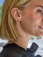 Oh My Gourd Earrings - Pumpkin