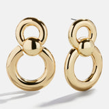 Dakota Door Knocker Earrings - Gold